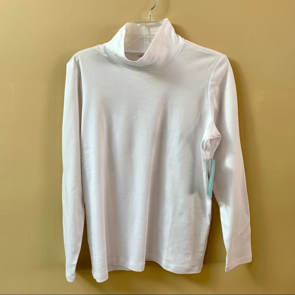 NWT Coldwater Creek White Turtleneck Sz PM - Picture 11 of 14
